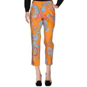 Ralph Lauren Black Label Vibrant Paisley Print Women's Pants